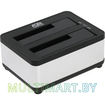 Бокс для жесткого диска AgeStar 3UBT8 (серебристый/черный)
